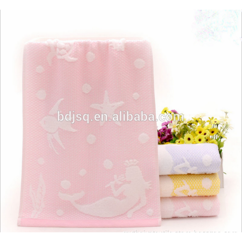 Mermaid jacquard cotton towels manufacture